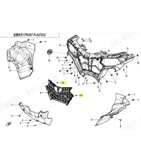 ΚΟΥΜΠΩΜΑΤΑ (ΚΛΙΠ) ΠΛΑΣΤΙΚΩΝ CFMOTO ΑΝΤΑΛΛΑΚΤΙΚΑ