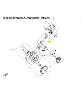 CONNECTING ROD ASSY CFMOTO CFORCE 450/850