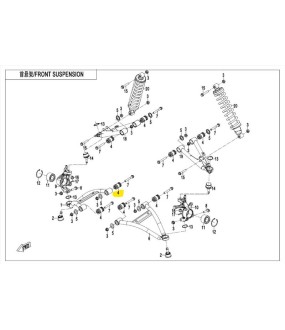 ΣΥΝΕΜΠΛΟΚ ΨΑΛΙΔΙΟΥ CFMOTO CFORCE