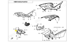 ΚΑΛΥΜΜΑ ΚΟΝΤΕΡ CFMOTO CFORCE 450/520