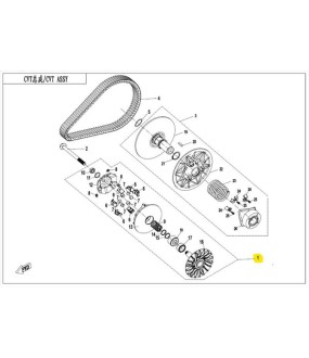 ΤΡΟΧΑΛΙΑ ΕΜΠΡΟΣ ΚΟΜΠΛΕ CFMOTO CFORCE 450/520 ΑΝΤΑΛΛΑΚΤΙΚΑ