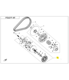 ΤΡΟΧΑΛΙΑ ΕΜΠΡΟΣ ΚΟΜΠΛΕ CFMOTO CFORCE 450/520 ΑΝΤΑΛΛΑΚΤΙΚΑ