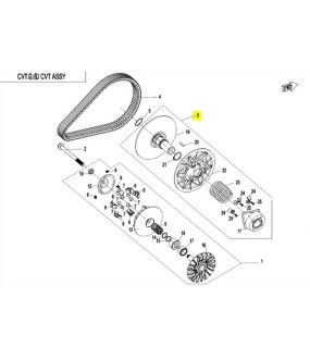 ΤΡΟΧΑΛΙΑ ΠΙΣΩ CFMOTO UFORCE/CFROCE 450/520/625/850/1000 ΑΝΤΑΛΛΑΚΤΙΚΑ