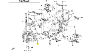 ΣΚΕΛΕΤΟΣ CFMOTO CFORCE 450/520 L ΣΚΕΛΕΤΟΣ CFMOTO CFORCE 450/520 L