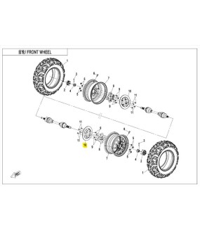 ΔΙΣΚΟΠΛΑΚΑ ΕΜΠΡΟΣ CFMOTO CFORCE