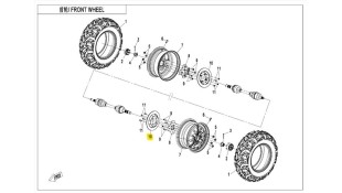 ΔΙΣΚΟΠΛΑΚΑ ΕΜΠΡΟΣ CFMOTO CFORCE
