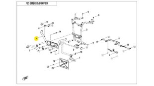 ΠΡΟΣΤΑΣΙΑ ΠΡΟΦΥΛΑΚΤΗΡΑ ΕΜΠΡΟΣ CFMOTO CFORCE 450/520 ΑΝΤΑΛΛΑΚΤΙΚΑ