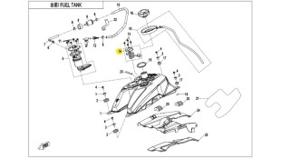 ΦΛΟΤΕΡ ΒΕΝΖΙΝΗΣ CFMOTO CFORCE '22-'24