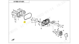 ΟΡΙΝΓΚ ΚΑΠΑΚΙ ΜΕΤΑΔΟΣΗΣ CFMOTO CFORCE