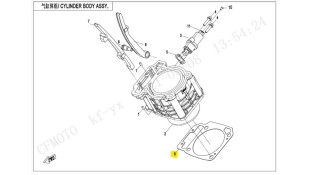 ΦΛΑΝΤΖΑ ΒΑΣΕΩΣ ΚΥΛΙΝΔΡΟΥ CFMOTO