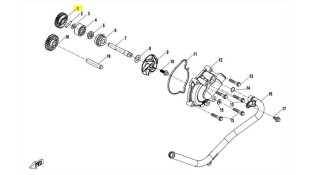 ΓΡΑΝΑΖΙ ΑΝΤΛΙΑΣ ΝΕΡΟΥ CFMOTO CFORCE/UFORCE/ZFORCE 850/1000