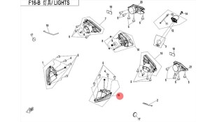 ΦΑΝΑΡΙ ΕΜΠΡΟΣ ΑΡΙΣΤΕΡΟ LED CFMOTO CFORCE 520/500/450/800