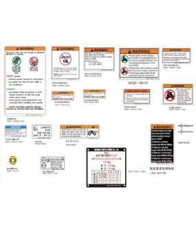 ΠΡΟΕΙΔΟΠΟΙΗΤΙΚΟ ΑΥΤΟΚΟΛΛΗΤΟ ΑΛΛΑΓΗΣ ΤΑΧΥΤΗΤΩΝ CFMOTO CFORCE 450/520/625