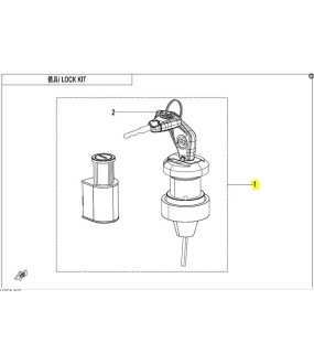 KEY KIT CFMOTO CFORCE ELECTRICAL PARTS