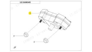 ΚΟΝΤΕΡ ΟΘΟΝΗ LCD CFMOTO CFORCE 520 LUX ΑΝΤΑΛΛΑΚΤΙΚΑ