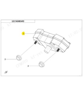 ΚΟΝΤΕΡ ΟΘΟΝΗ LCD CFMOTO CFORCE 520 LUX