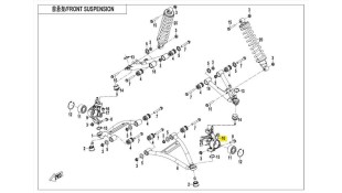 ΑΚΡΟ ΑΡΙΣΤΕΡΟ ΜΟΥΑΓΙΕ CFMOTO CFORCE 450/520