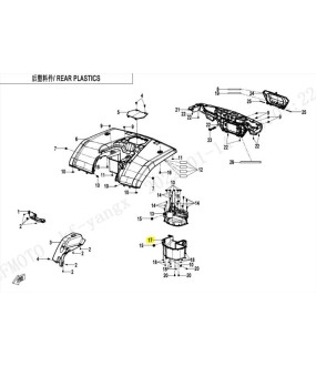 ΑΠΟΘΗΚΕΥΤΙΚΟΣ ΧΩΡΟΣ ,ΚΑΤΩ ΜΕΡΟΣ CFMOTO CFORCE 450/520 SPARE PARTS
