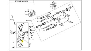 ΚΑΛΥΜΜΑ ΕΞΑΤΜΙΣΗΣ ΕΜΠΡΟΣ ΚΑΤΩ CFMOTO CFORCE 450/520/625