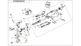 ΚΑΛΥΜΜΑ ΕΞΑΤΜΙΣΗΣ ΕΜΠΡΟΣ ΚΑΤΩ CFMOTO CFORCE 450/520/625 ΑΝΤΑΛΛΑΚΤΙΚΑ