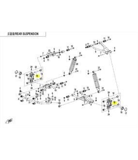 ΑΠΟΣΤΑΤΕΣ ΨΑΛΙΔΙΟΥ CFMOTO CFORCE 450/520/625