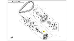 ΡΟΥΛΕΜΑΝ ΜΟΝΟΔΡΟΜΟ ΣΥΜΠΛΕΚΤΗ CFMOTO CFORCE/UFORCE