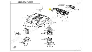 ΠΑΝΕΛ ΠΙΣΩ ΦΑΝΟΥ  CFMOTO CFORCE 450/520 ΑΝΤΑΛΛΑΚΤΙΚΑ