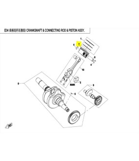 ΠΙΣΤΟΝΙ CFMOTO CFORCE 450/520/850 ΑΝΤΑΛΛΑΚΤΙΚΑ