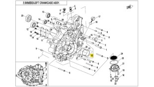 ΚΟΥΖΙΝΕΤΑ ΣΤΡΟΦΑΛΟΥ ΚΙΤ CFMOTO CFORCE 450/520/625/1000 RD ΑΝΤΑΛΛΑΚΤΙΚΑ