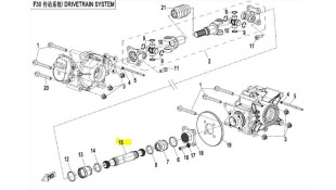 ΚΕΝΤΡΙΚΟΣ ΟΠΙΣΘΙΟΣ ΑΞΟΝΑΣ CFMOTO CFORCE 450/520L ΑΝΤΑΛΛΑΚΤΙΚΑ