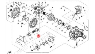 REAR GEAR CASE ASSY ΑΝΤΑΛΛΑΚΤΙΚΑ