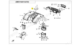 ΚΕΝΤΡΙΚΟ ΚΑΛΥΜΜΑ ΠΙΣΩ ΦΤΕΡΟΥ CFMOTO CFORCE 450/520