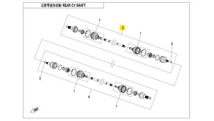 ΠΙΣΩ ΔΕΞΙ ΗΜΙΑΞΟΝΙΟ CFMOTO CFORCE 450/520