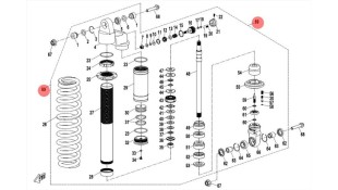 ΑΜΟΡΤΙΣΕΡ ΟΠΙΣΘΙΟ CFMOTO CFORCE 850/1000 BLACK