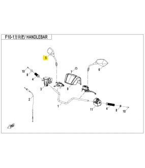 ΚΑΘΡΕΠΤΗΣ ΔΕΞΙΟΣ CFMOTO CFORCE
