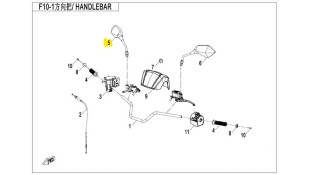 ΚΑΘΡΕΠΤΗΣ ΔΕΞΙΟΣ CFMOTO CFORCE