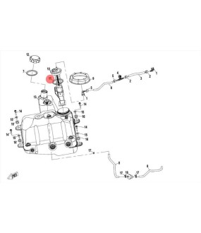 O-RING ΑΝΤΛΙΑΣ ΒΕΝΖΙΝΗΣ CFMOTO CFORCE/UFORCE/ZFORCE 850/1000