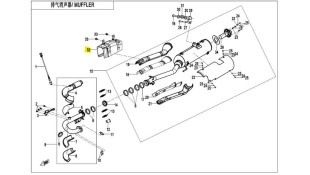 ΚΑΛΥΜΜΑ ΕΞΑΤΜΙΣΗΣ ΚΕΝΤΡΙΚΟ CFMOTO CFORCE 450/520/625