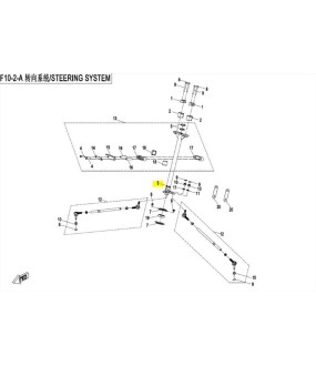 STEERING SHAFT ASSY CFMOTO CFORCE 450/520