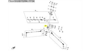 STEERING SHAFT ASSY CFMOTO CFORCE 450/520