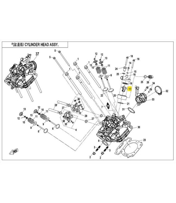 ΘΕΡΜΟΣΤΑΤΗΣ CFMOTO CFORCE/UFORCE ΑΝΤΑΛΛΑΚΤΙΚΑ ΘΕΡΜΟΣΤΑΤΗΣ CFMOTO CFORCE/UFORCE