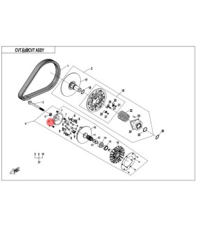 ΠΙΑΤΟ ΒΑΡΙΑΤΟΡ ΜΕΤΑΛΛΙΚΟ CFMOTO CFORCE 625/850/1000 ΑΝΤΑΛΛΑΚΤΙΚΑ