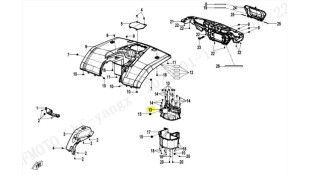 ΑΝΩ ΚΑΠΑΚΙ ΑΠΟΘΗΚΕΥΤΙΚΟΥ ΚΟΥΤΙΟΥ CFMOTO CFORCE 450/520 SPARE PARTS