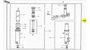 ΠΙΡΟΥΝΙ ΕΜΠΡΟΣ MODENAS DINAMIK 125 ΑΝΤΑΛΛΑΚΤΙΚΑ