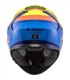 LS2 FF800 STORM SALVADOR GLOSS BLUE ORANGE NEON L ΕΞΟΠΛΙΣΜΟΣ