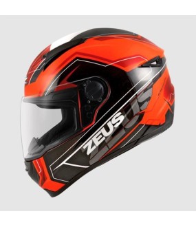 ΚΡΑΝΟΣ ZEUS FF 811 L GLOSS BLACK RED ORANGE