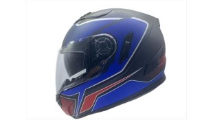 ΚΡΑΝΟΣ ZEUS FF 813 L MATT BLACK RED BLUE