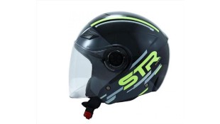 STR JET S1 PATROL M GLOSS BLACK NEON STR JET S1 PATROL M GLOSS BLACK NEON