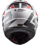 LS2 FF353 RAPID GRID GLOSS WHITE RED S