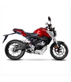 ΕΞΑΤΜΙΣΗ LEOVINCE LV10 BLACK HONDA CB 125R ΑΝΤΑΛΛΑΚΤΙΚΑ